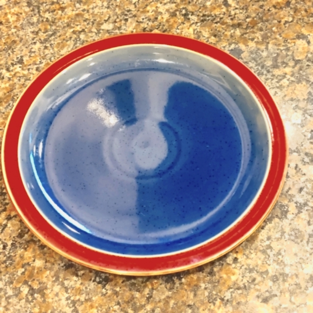 Denby  Harlequin Blue Dinner Plate